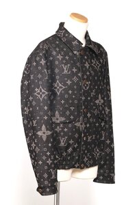 ルイヴィトン メンズ モノグラムプリントデニムジャケット サイズ46 LOUIS VUITTON 1AF319 中古品 USED 美品 Aランク/7570