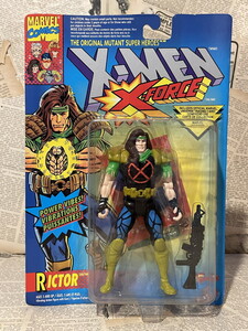 ☆1990年代/Xメン/エックスメン/アクションフィギュア/即決ビンテージTOYBIZ/X-Men/Action Figure(Rictor/MOC) MA-362