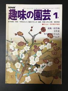 NHK　趣味の園芸　１月　昭和５３年１月１日発行