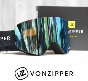 【新品】25 VONZIPPER ENCORE - BLACK SATIN - WILDLIFE STELLAR CHROME フレームレス ジャパンフィット 日本正規品