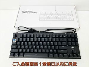 【1円】EI Easterntimes Tech メカニカルゲーミングキーボード ブラック I-500 青軸 有線式 USB 未検品ジャンク B04-103rm/G4