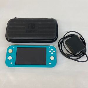 B【画面割れジャンク品】任天堂 Nintendo Switchlite ニンテンドースイッチライト ターコイズ