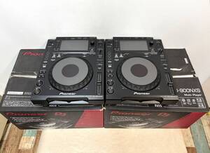 w1734/Pioneer CDJ-900NSX Multi Player nexus 2台(シリアル連番/基本動作確認済 現状品/CDJ パイオニア マルチプレーヤー ネクサス ペア