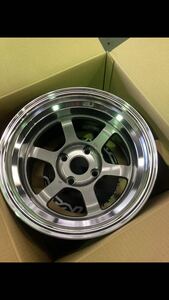 レイズ RAYS VOLKRACING TE37V 9.5J -20 4穴 114.3 4本セット 新品未使用 廃盤サイズ