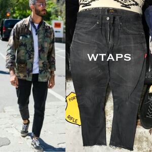 ［希少／完売モデル］《★ WTAPS ★》アンクルカットテーパードデニム ダブルタップス BLUES SKINNY ネイバーフッド ジーンズ WTVUA 