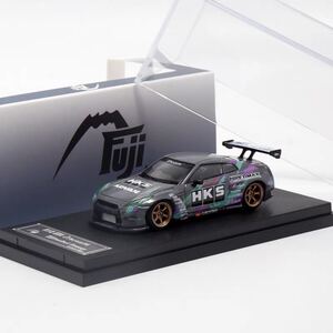 1/64 Fuji Nissan Pandem GT-R R35 Rocket Bunny 日産 パンデム ロケバニ　hks グレーシルバー