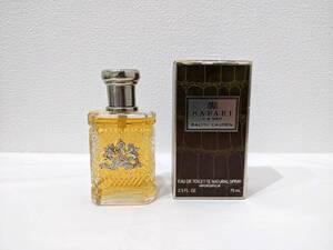 【54865】1円～ RALPH LAUREN RL ラルフローレン SAFARI FOR MEN サファリ フォーメン オードトワレ EDT 75ml 残9割以上 香水 メンズ