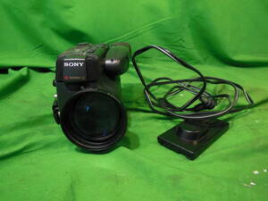 w240223-005B3 SONY CCD-TR205 8mm ビデオカメラ テレコンバージョンレンズ VCL-1437H 動作未確認 ジャンク ソニー ハンディカム 90年代
