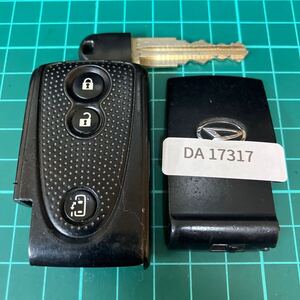 DA17317 点灯 L0791 グレー ダイハツ 純正 スマートキー 2ボタン キーレス ムーヴ LA100S タント L375Sココア L675S コンテ エグゼ等