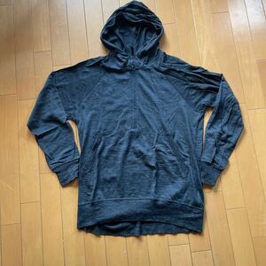 【送料無料】山と道　100%MERINO HOODY メリノフーディ　廃盤カラー　グレー　Lサイズ