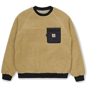 美品 20AW Carhartt WIP Prentis Sweatshirt Mサイズ プレンティス スウェット ボア プルオーバー パイル フリース ブラウン カーハート