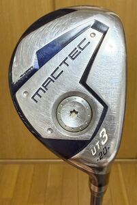 マグレガー MACGREGOR MACTEC NV UT3 20° NV-201UN 40” Flex SR ユーティリティ