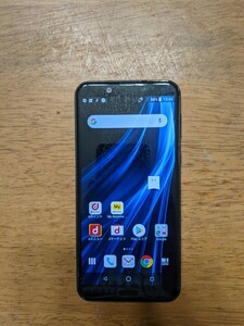 IY1058 docomo SIMフリー AQUOS sens2 SH-01L SHARP 4Gスマホ 簡易確認＆簡易清掃＆初期化OK 判定○ WebにてSIMロック解除受付手続済