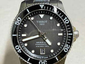 TISSOT／シースター1000／パワーマティック／T120807／自動巻き腕時計／ティソ／裏蓋スケルトン／SSブレス