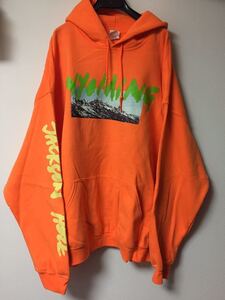 Kanye West Ye マーチ Wyoming Hoodie XXL オレンジ グラフィック オーバーサイズ スウェット パーカー yeezy