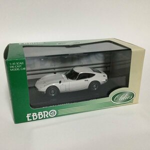 絶版 TOYOTA 2000GT LATE WHITE 43500 EBBRO 1/43 トヨタ ２０００ＧＴ ホワイト 後期