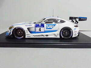 ☆★タミヤ(TAMIYA) 1/24 メルセデス AMG GT3 プラモデル完成品　(ニュルンベルク 2016 #4 ブラック ファルコン デカール使用) 送料無料