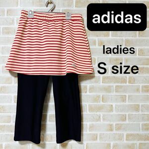 adidas レディース sサイズ スカッツ スカート スパッツ5分丈相当 