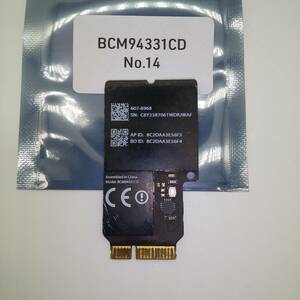 検品済 BCM94331CD 802.11 a/b/g/n BT4.0 #14