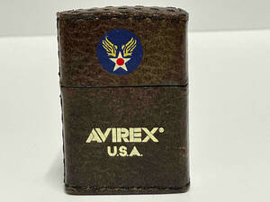 ZIPPO 1999年製 AVIREX ジッポ ライター アヴィレックス 革巻き