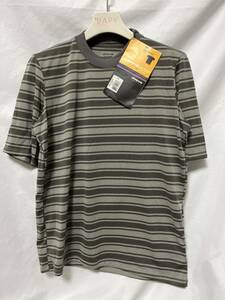 新品 DS 2006 USA製 PATAGONIA パタゴニア CAPILENE SILKWEIGHT T-SHIRT キャプリーン ボーダー Tシャツ XS (M-13-21)