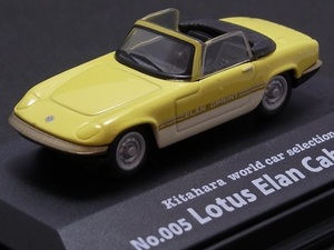 ☆日曜夜☆ルース☆LOTUS ELAN CABRIOLET☆005☆KITAHARA WORLD CAR SELECTION VOL.1☆CARARAMA☆HONGWELL☆1/72