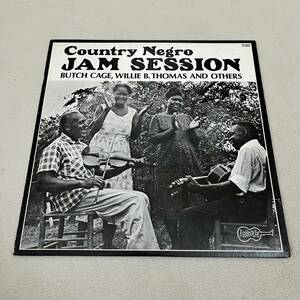【国内盤】カントリーニグロジャムセッション Country Negro JAM SESSION ブッチケイジ ウィリーBトーマス BUTCH CAGE/LP レコード/PA-6028