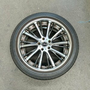 タイヤ付き社外ホイール1本　KYOHO AME shallen XK-87(共豊 AME シャレン)　20×9 1/2J　+35　120　5穴　275/40RF20