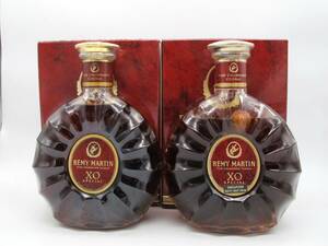 REMY MARTIN レミーマルタン XO コニャック ブランデー 700ml 40%【未開栓・古酒】2本セット ※1本難あり