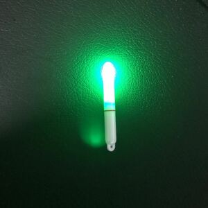 電気ウキ ケミカルライト LED 高輝度 75S 緑　435電池付 防水 バッテリーを交換できる