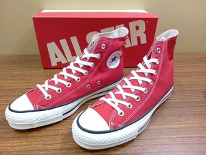 コンバース ALL STAR HI RED 26.5cm スニーカー