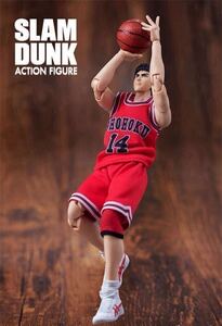 【即納】スラムダンク 1/10 可動フィギュア 三井寿 湘北高校 赤ユニフォーム14号SLAMDUNK ACTION FIGURE非s.h.figuarts figma コレクション