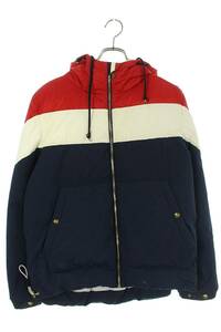 モンクレールガムブルー MONCLER GAMME BLEU C23914132680 68560 サイズ:1 ロゴワッペントリコロールダウンジャケット 中古 BS55