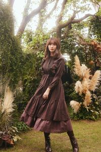 新品☆Her lip to『Two-Tone Ruffled Lace Dress』エスプレッソ小嶋陽菜 こじはる ハーリップトゥ レースワンピース 完売品 ドレス SNIDEL