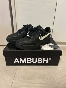 送料無料 28cm NIKE AMBUSH AIR FORCE 1 ナイキ アンブッシュ エアフォース1 US10 28 airforce ブラック 黒 black スウォッシュ 