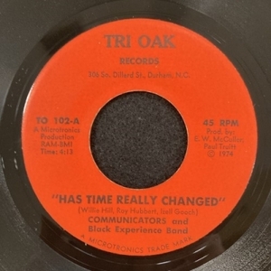 【HMV渋谷】COMMUNICATORS & BLACK EXPERIENCE BAND/HAS TIME REALLY CHANGED(TO102)