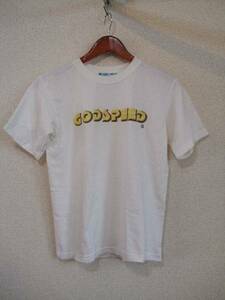 GDC白×黄色英字プリントTシャツ（USED）52513②