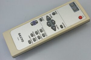 ＜＜送料無料＞＞ 中古 SANYO サンヨー プロジェクター リモコン CXVM 「LP-XW65/他」 　動作ＯＫ