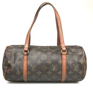 【1円～】 ルイヴィトン LOUIS VUITTON ハンドバッグ モノグラム パピヨン30旧型 M51365 871 レザー ブラウン 中古