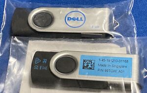 USB DELL デル Windows10 Recovery Media for Windows 10 ◆ 8GB ×2個(未開封 )PCパーツ ウィンドウズ10 初期化