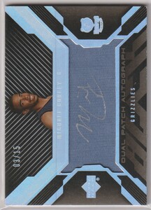 NBA MICHAEL CONLEY DAEQUAN COOK AUTO 2007-08 UD Black Dual Autograph BASKETBALL /15 枚限定 マイク コンリー クック 直筆 サイン