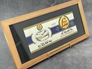 【送料無料】 1930年代 リー H D .LEE 食品ラベル デッドストック CORN ヴィンテージ S0072