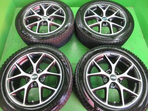 PCD108 BBS SR007 7.5j/+45 ハブ約65㎜ ブリヂストン VRX2 215/55R17 製造20年 約8～9分山 4本 中古 VOLVO プジョー などに!