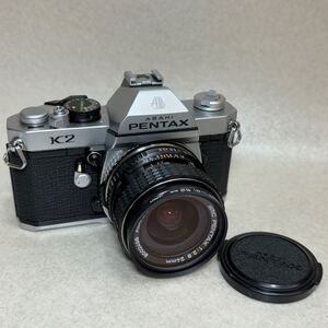 W2-10） ASAHI PENTAX アサヒペンタックス K2 SMC PENTAX 1:2.8 24mm 一眼レフフィルムカメラ