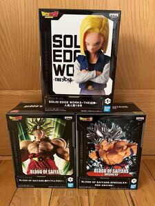 未開封　ドラゴンボール超 BLOOD OF SAIYANS SPECIAL XX 身勝手の極意 孫悟空　ブロリー　出陣　人造人間18号　フィギュア　セット　