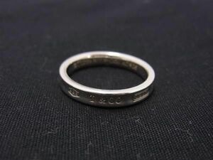 1円 ■美品■ TIFFANY＆Co ティファニー 1837 ナロー SV925 リング 指輪 アクセサリー 約21号 メンズ シルバー系 AZ3790