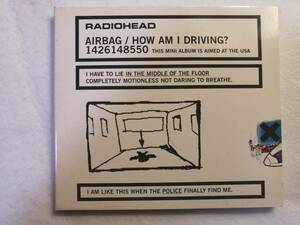 「RADIOHEAD AIRBAG / HOW AM I DRIVING?]　1998年　USA盤　紙ジャケット