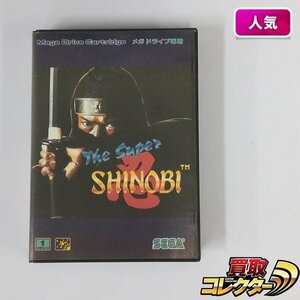 gA875a [箱説有] MD メガドライブ ソフト ザ・スーパー忍 THE SUPER SHINOBI | ゲーム X