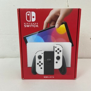 04wy0217 ■Nintendo Switch 有機EL　ホワイト　※基本動作確認済　中古品