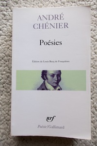 Poesies (Gallimard) Andre chenier アンドレ・シェニエ フランス語ペーパーバック☆